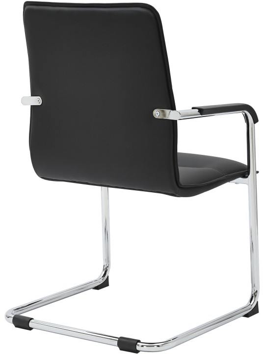 Set van 2 bezoekersstoelen Seattle, zwart Set van 2 bezoekersstoelen Seattle, zwart