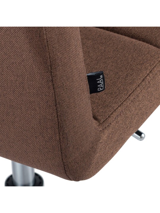 Stoel Ricky stof, bruin