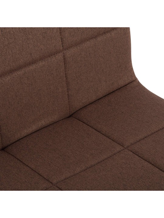 Stoel Ricky stof, bruin