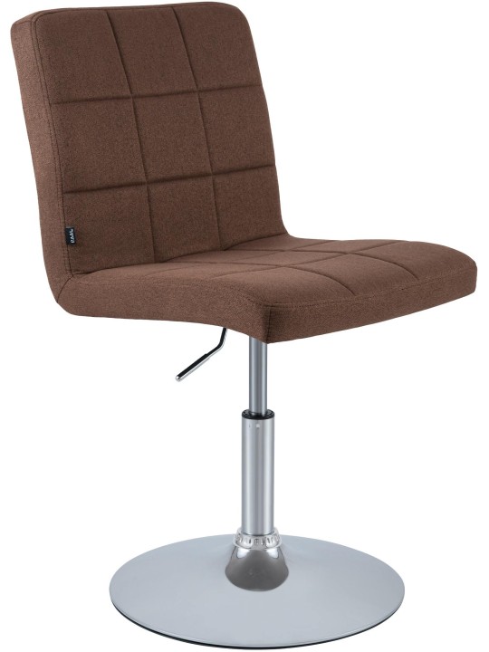 Stoel Ricky stof, bruin