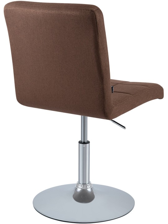 Stoel Ricky stof, bruin