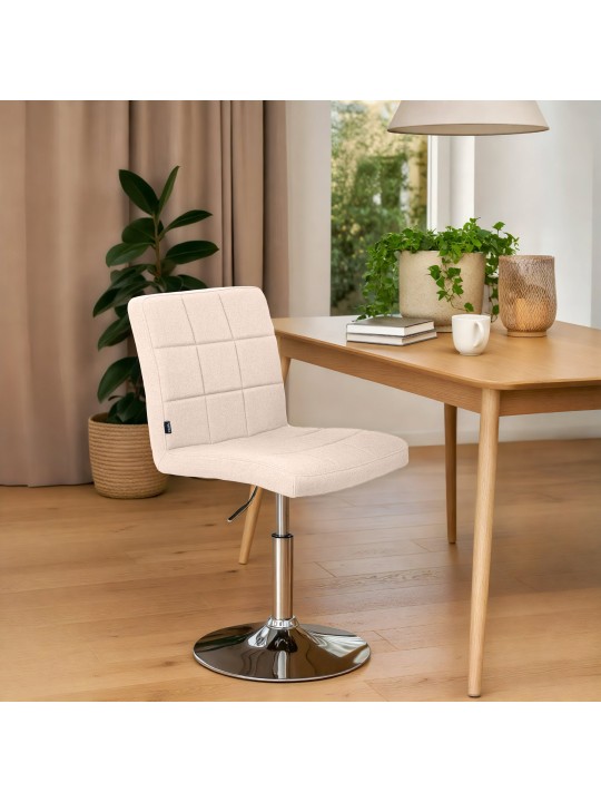Stoel Ricky stof, crème Stoel Ricky stof, crème
