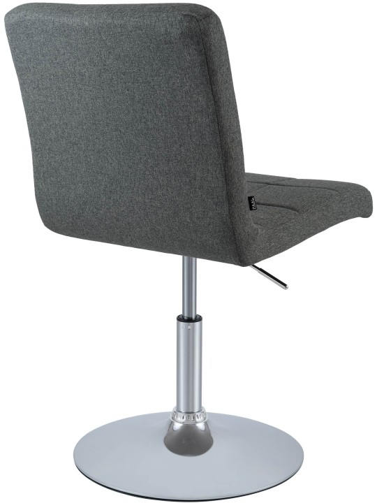 Stoel Ricky stof, donkergrijs