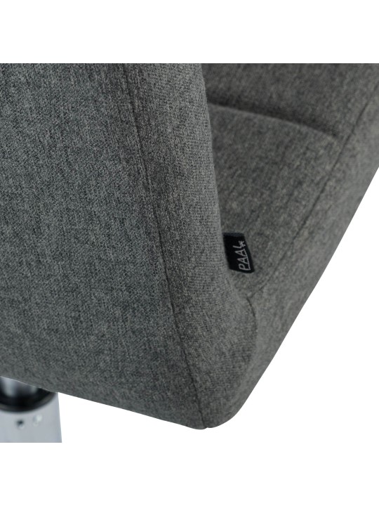 Stoel Ricky stof, donkergrijs