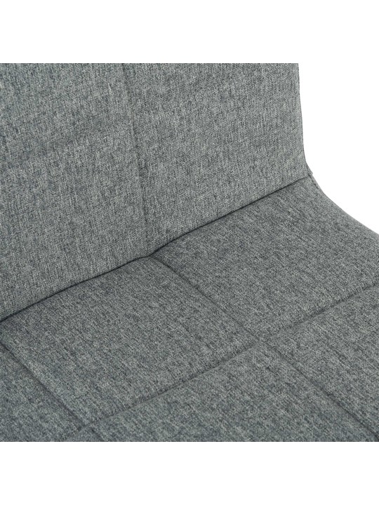 Stoel Ricky stof, grijs