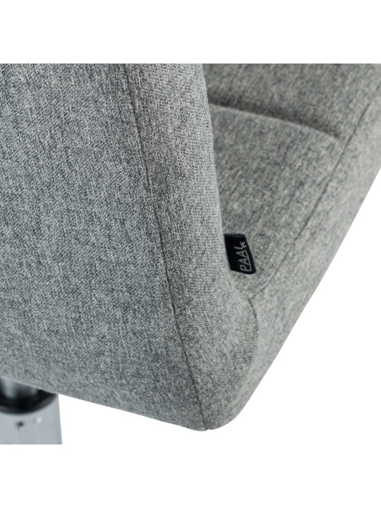 Stoel Ricky stof, grijs