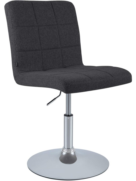 Stoel Ricky stof, zwart