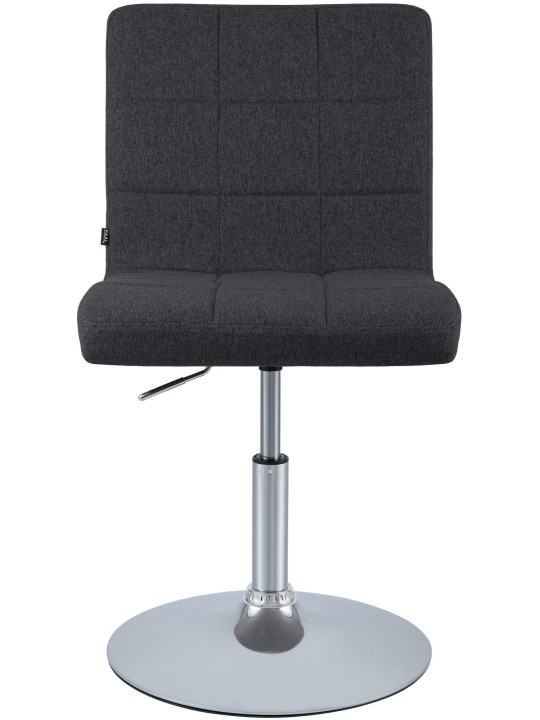 Stoel Ricky stof, zwart