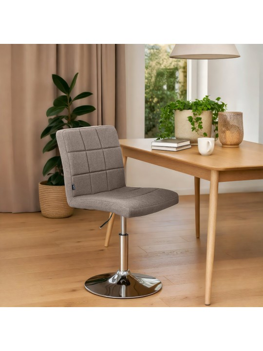 Stoel Ricky stof, taupe