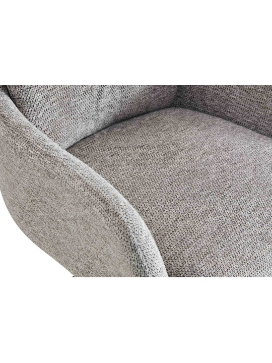 Eetkamerstoel Pickett stof, taupe