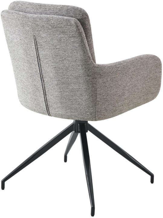 Set van 2 eetkamerstoelen Pickett stof, taupe