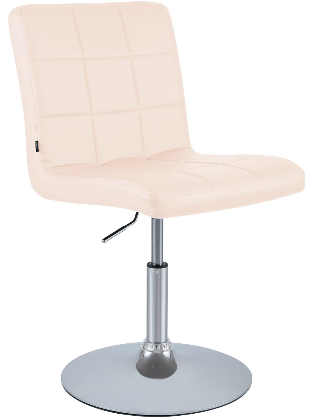 Stoel Ricky kunstleer, crème