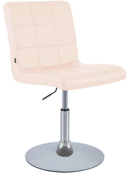 Stoel Ricky kunstleer, crème