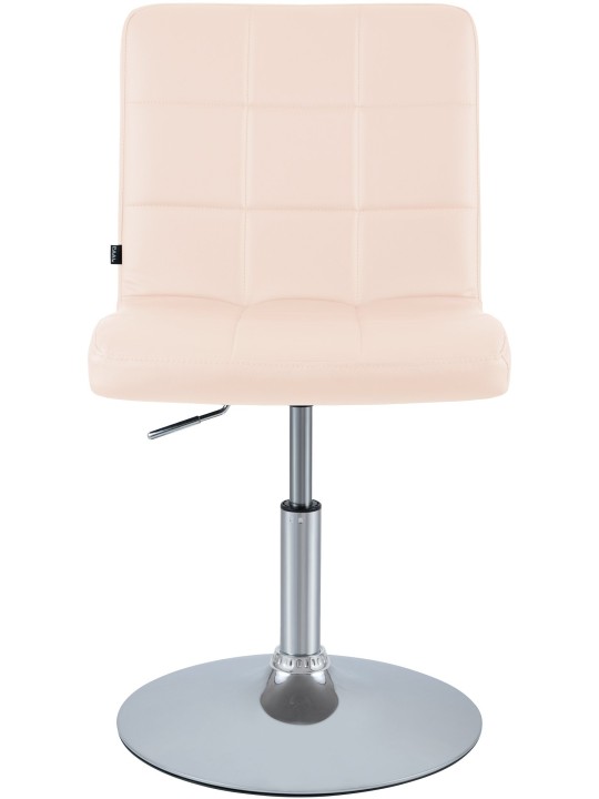 Stoel Ricky kunstleer, crème