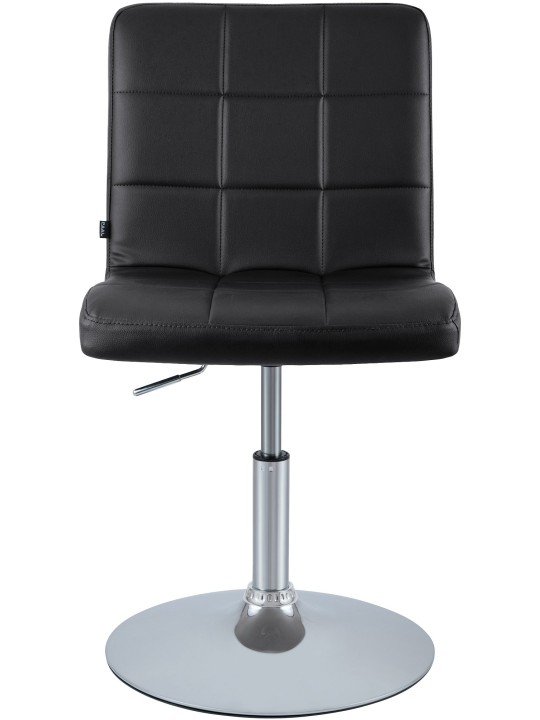 Stoel Ricky kunstleer, zwart