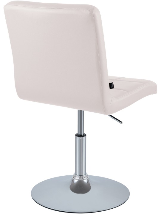 Stoel Ricky kunstleer, wit