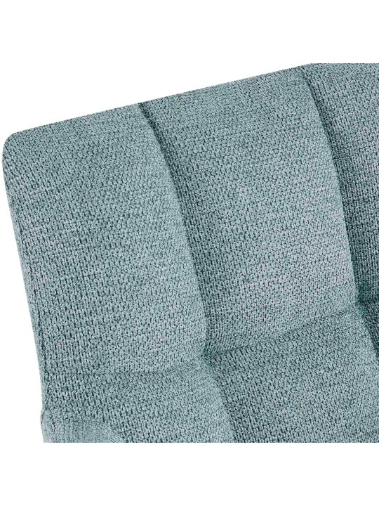 Eetkamerstoel Jonah stof, turquoise