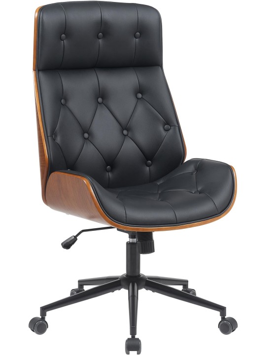 Bureaustoel Martil walnoot/, zwart Bureaustoel Martil walnoot/, zwart