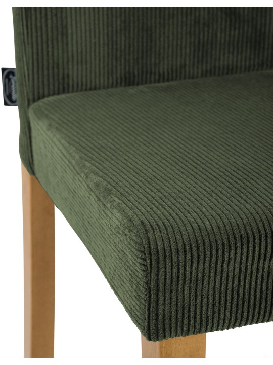 Eetkamerstoel Ina Cord antiek licht, groen Eetkamerstoel Ina Cord antiek licht, groen