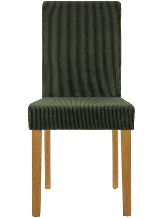 Eetkamerstoel Ina Cord antiek licht, groen Eetkamerstoel Ina Cord antiek licht, groen
