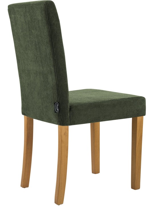Eetkamerstoel Ina Cord antiek licht, groen Eetkamerstoel Ina Cord antiek licht, groen
