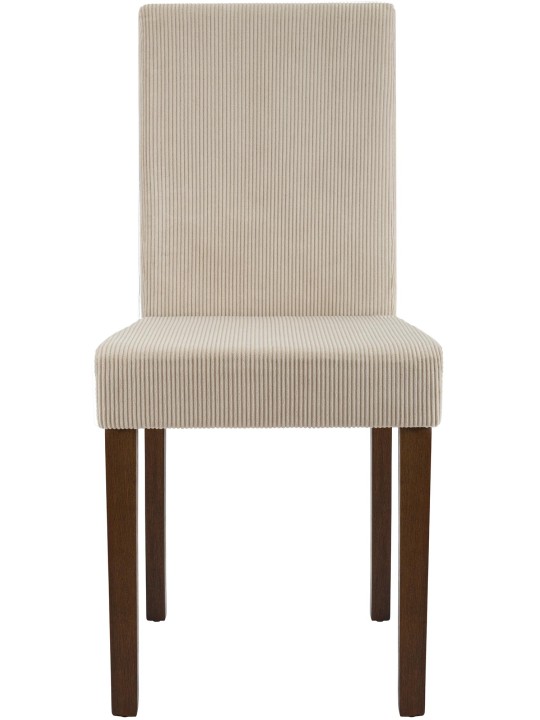 Eetkamerstoel Ina Cord antiek donker, lichtbruin