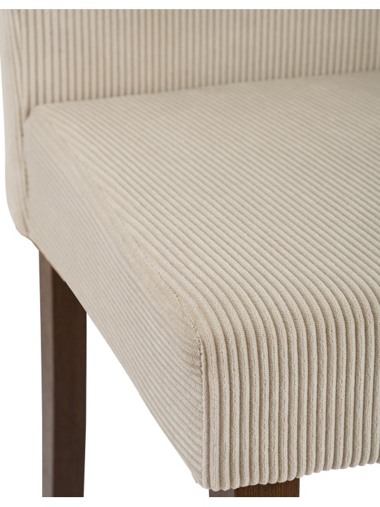 Eetkamerstoel Ina Cord antiek donker, lichtbruin