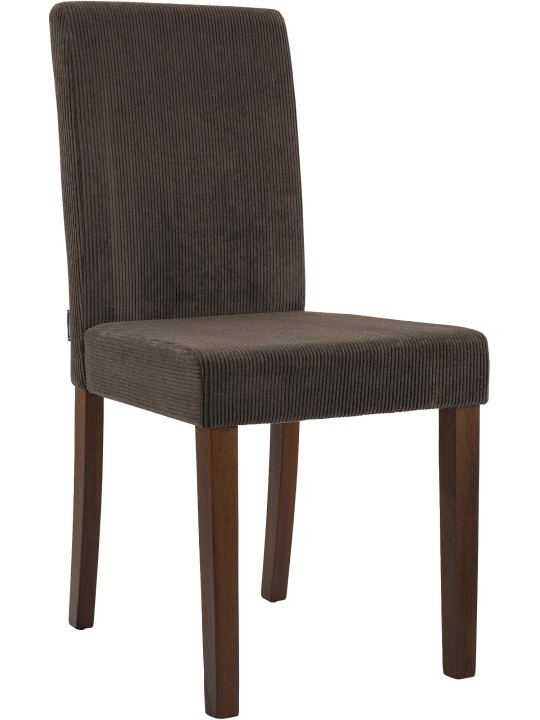 Eetkamerstoel Ina Cord antiek donker, bruin