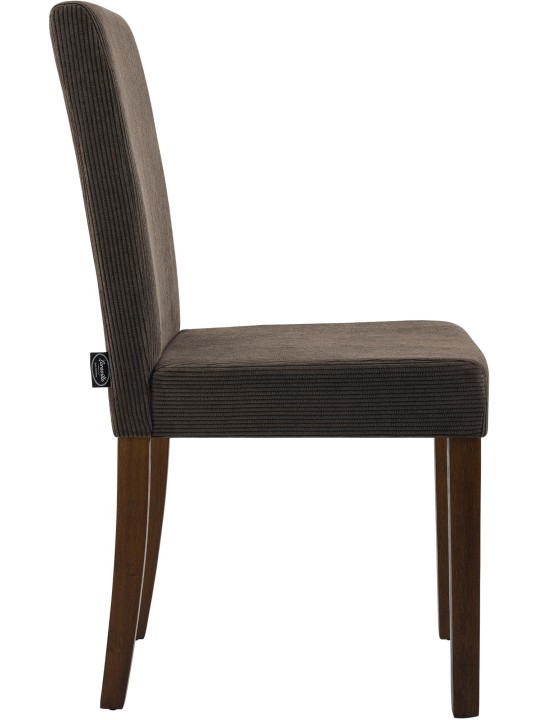 Eetkamerstoel Ina Cord antiek donker, bruin