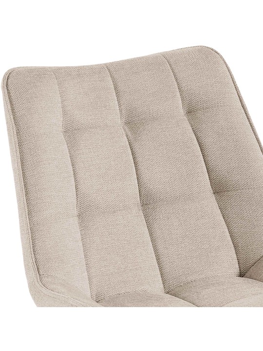 Stoel Colby stof, crème