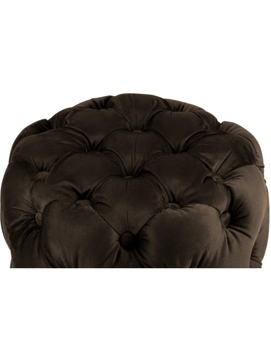 Kruk Drancy Fluweel M, donkerbruin Kruk Drancy Fluweel M, donkerbruin