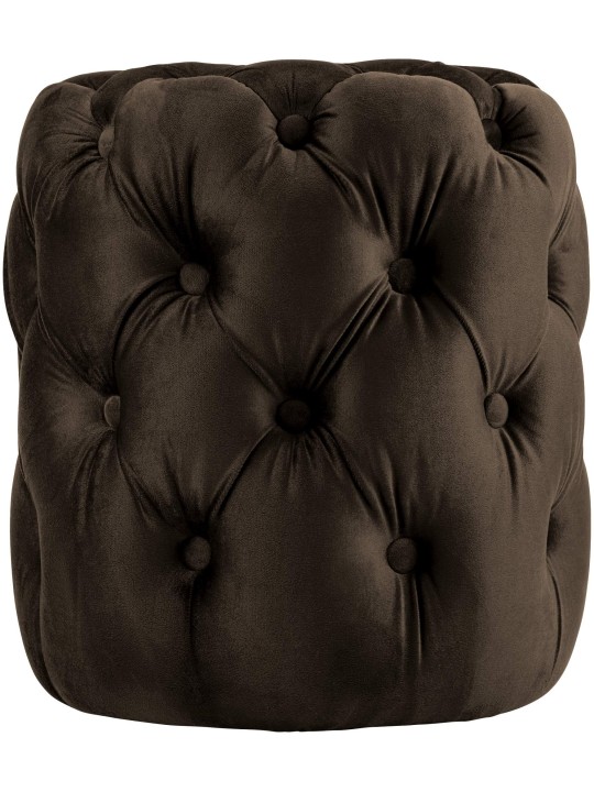 Kruk Drancy Fluweel M, donkerbruin Kruk Drancy Fluweel M, donkerbruin