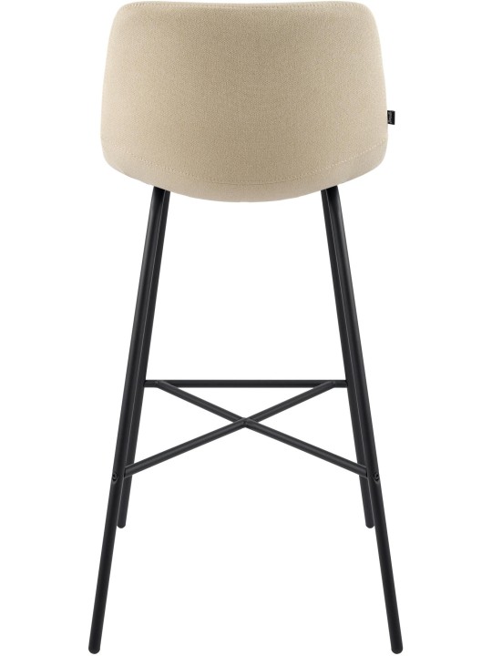 Barkruk Altona stof, crème