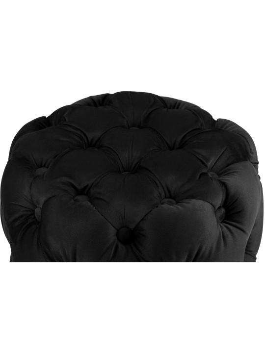 Kruk Drancy Fluweel M, zwart