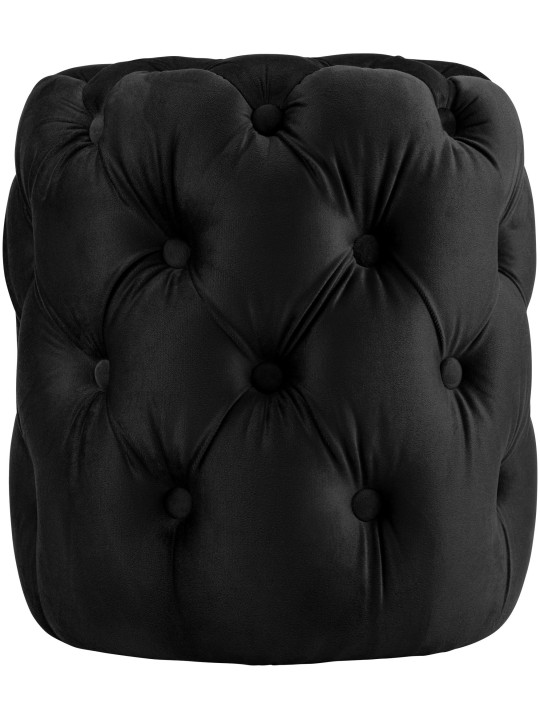 Kruk Drancy Fluweel M, zwart