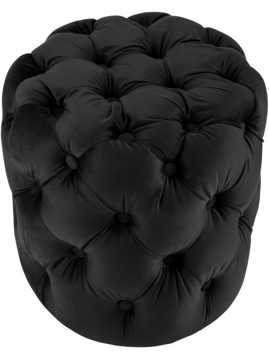 Kruk Drancy Fluweel M, zwart