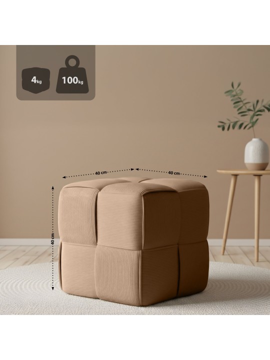 Kruk Forinta Cord, taupe Kruk Forinta Cord, taupe