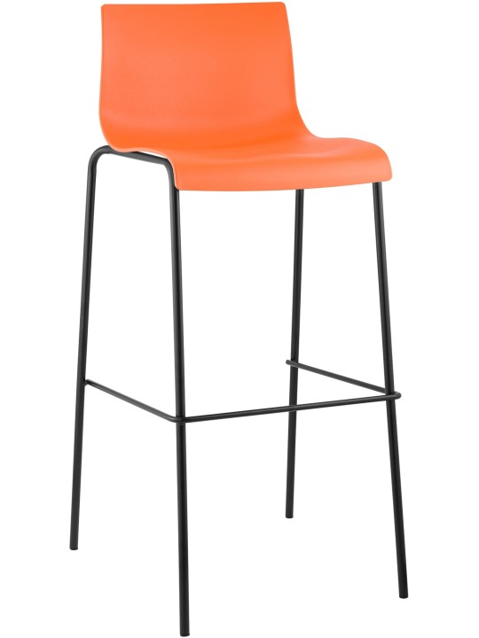 Barkruk Hoover 4-poots frame, oranje