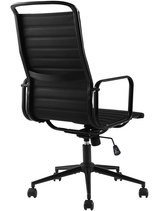 Bureaustoel Nelson kunstleer, zwart