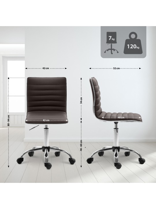 Werkkruk Alamosa kunstleer, bruin