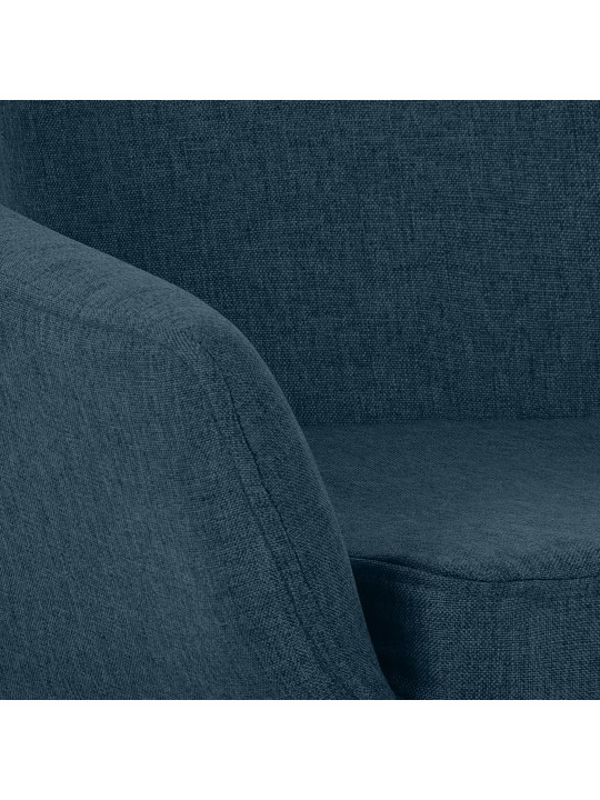 Barkruk Grant stof, blauw