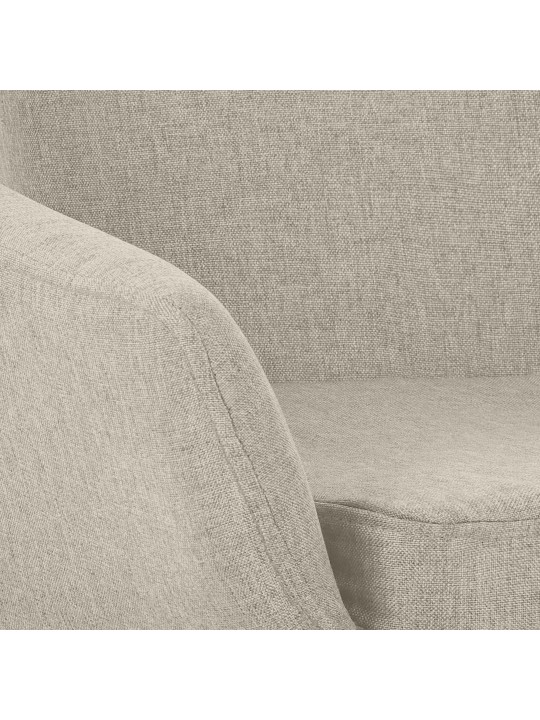 Barkruk Grant stof, crème