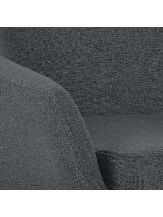 Barkruk Grant stof, donkergrijs