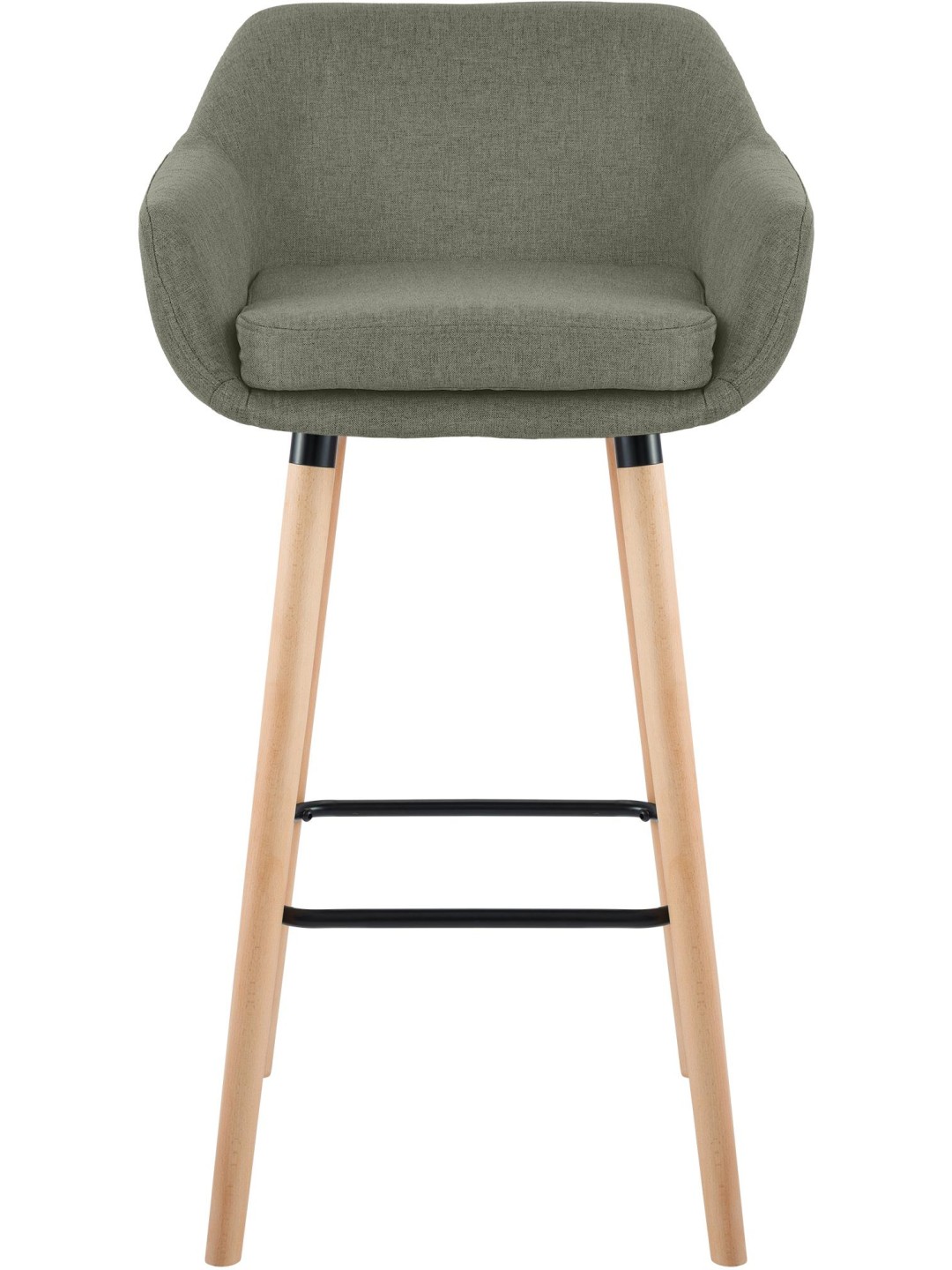 Barkruk Grant stof, lichtgrijs