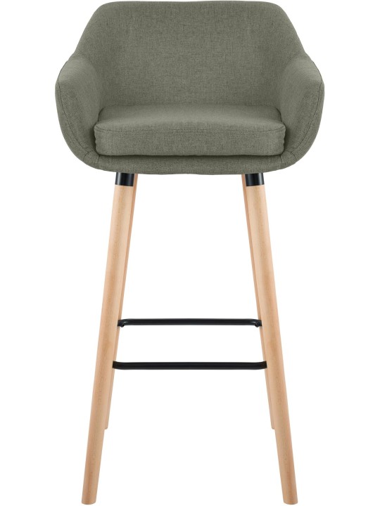 Barkruk Grant stof, lichtgrijs