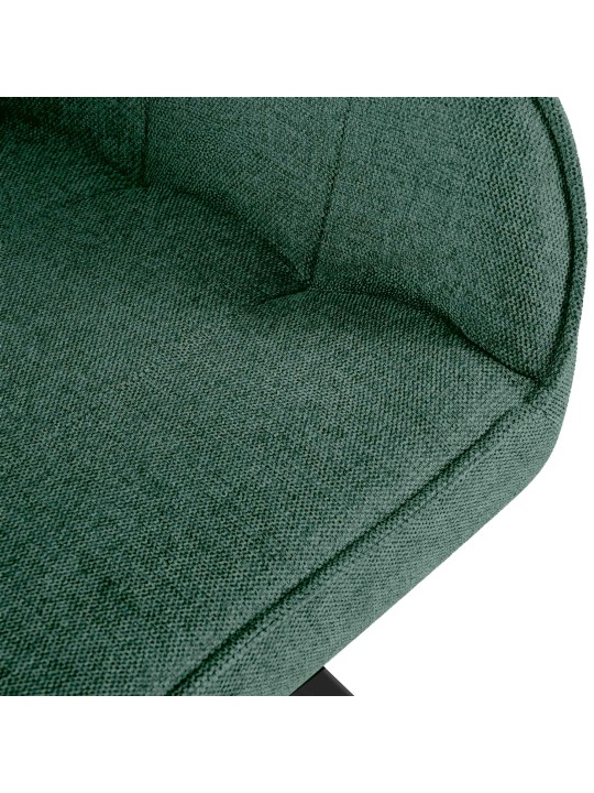 Stoel Pettuli stof, groen