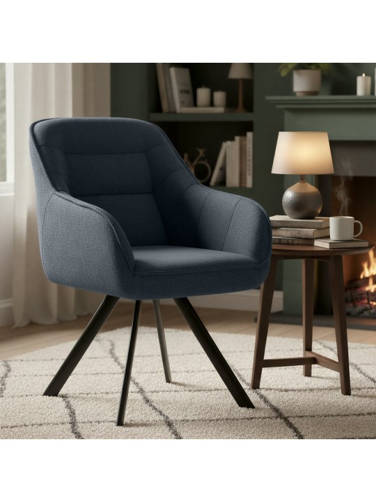 Stoel Pettuli stof, donkergrijs Stoel Pettuli stof, donkergrijs