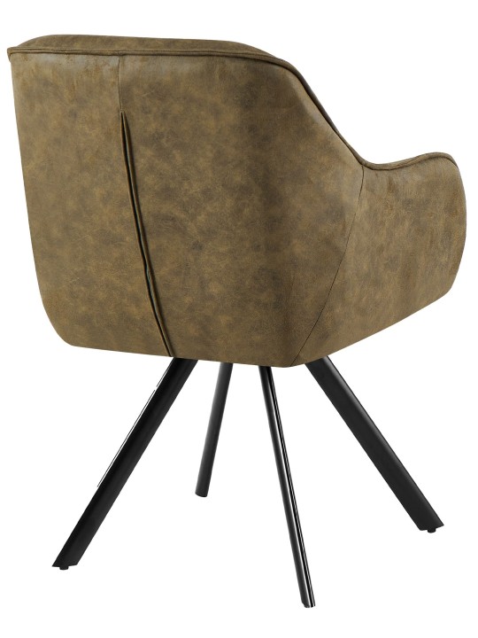 Stoel Pettuli Vintage, antiek groen