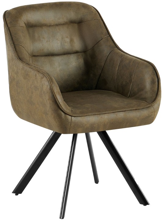 Stoel Pettuli Vintage, antiek groen