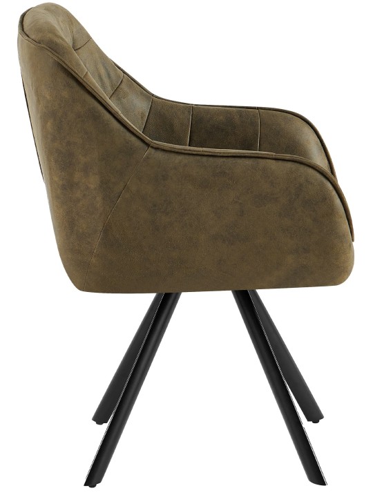Stoel Pettuli Vintage, antiek groen